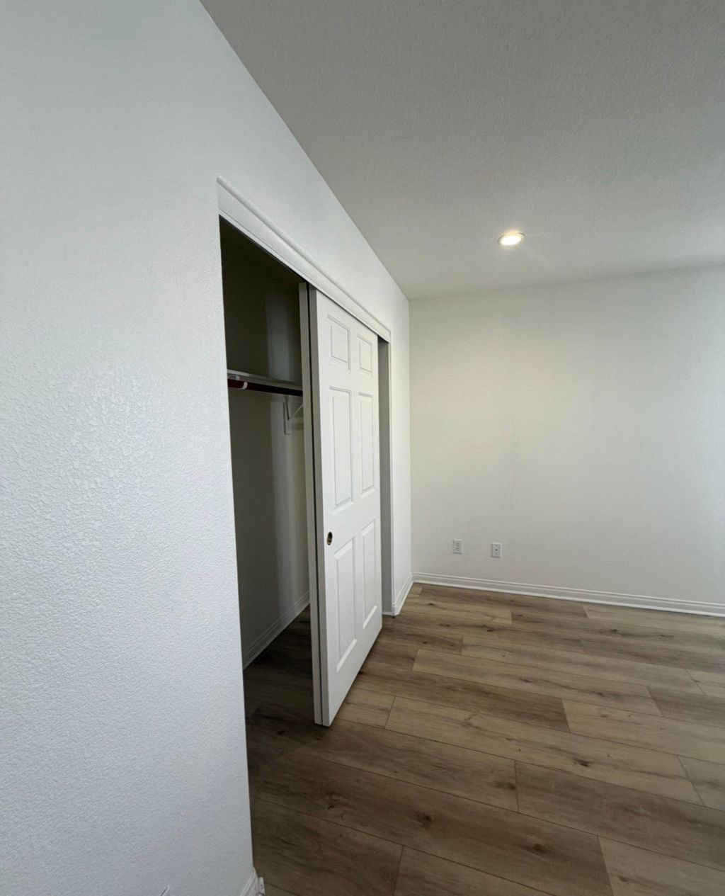Bedroom repaint with fresh white walls